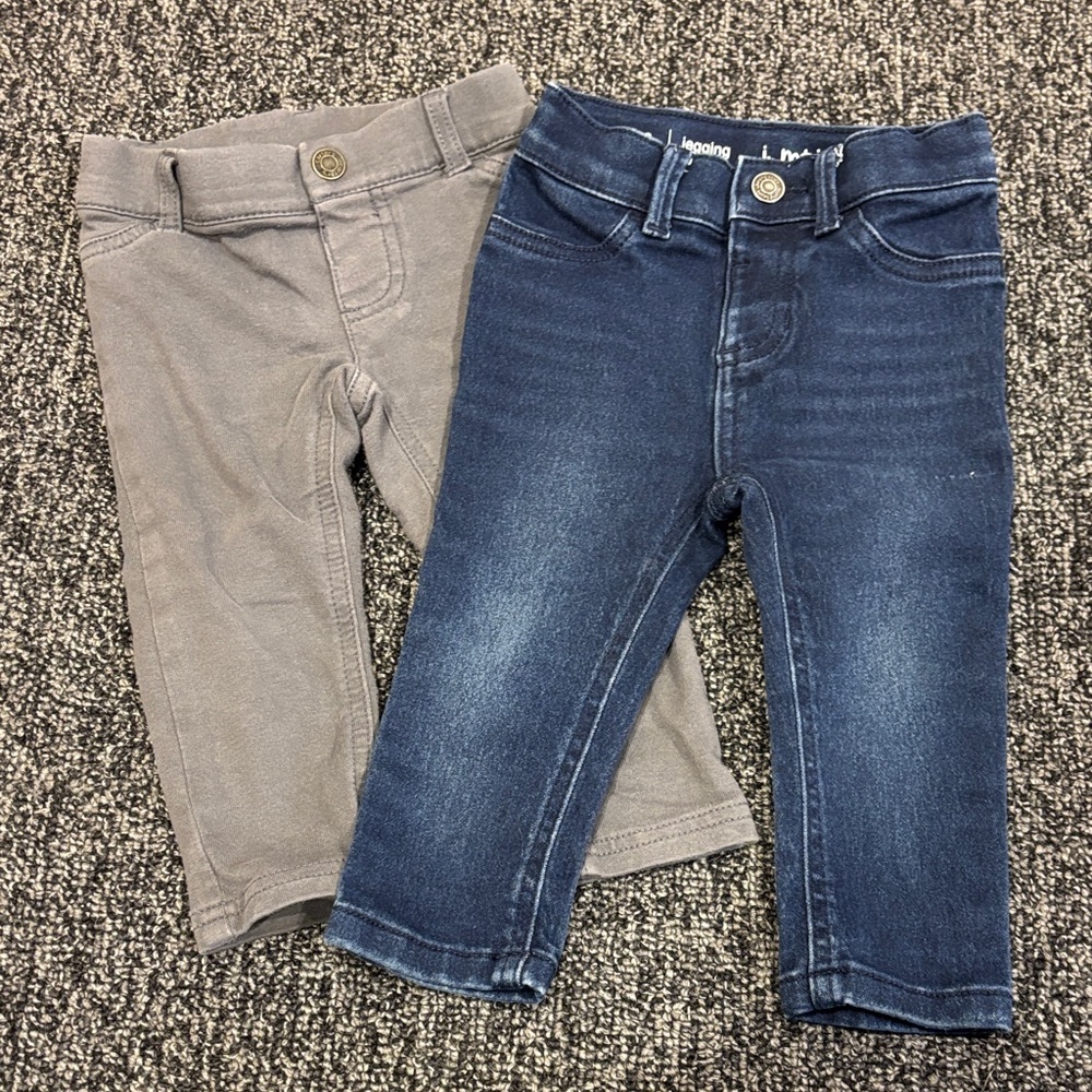 Bundle of Two Baby Girl Jeggings